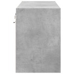vidaXL Comodă TV de perete cu lumini LED, gri beton, 80x31x45 cm vidaXL Comodă TV de perete cu lumini LED, gri beton, 80x31x45 cm