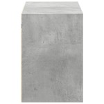 vidaXL Comodă TV de perete cu lumini LED, gri beton, 100x31x45 cm vidaXL Comodă TV de perete cu lumini LED, gri beton, 100x31x45 cm