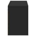 vidaXL Dulap TV de perete cu lumini LED negru 130x31x45 cm vidaXL Dulap TV de perete cu lumini LED negru 130x31x45 cm