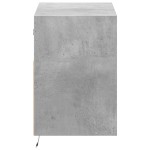 vidaXL Comodă TV de perete cu lumini LED, gri beton, 80x31x45 cm vidaXL Comodă TV de perete cu lumini LED, gri beton, 80x31x45 cm