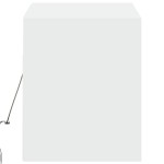 vidaXL Comodă TV de perete cu lumini LED, alb, 100x31x38 cm vidaXL Comodă TV de perete cu lumini LED, alb, 100x31x38 cm