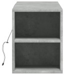 vidaXL Dulap TV de perete cu lumini LED, gri beton, 135x31x39,5 cm vidaXL Dulap TV de perete cu lumini LED, gri beton, 135x31x39,5 cm
