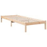 vidaXL Cadru de pat foarte lung fără saltea, 80x210 cm, lemn masiv pin vidaXL Cadru de pat foarte lung fără saltea, 80x210 cm, lemn masiv pin