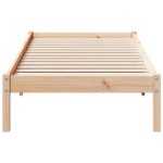 vidaXL Cadru de pat foarte lung fără saltea, 80x210 cm, lemn masiv pin vidaXL Cadru de pat foarte lung fără saltea, 80x210 cm, lemn masiv pin