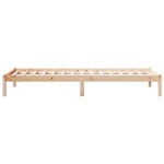 vidaXL Cadru de pat foarte lung fără saltea, 80x210 cm, lemn masiv pin vidaXL Cadru de pat foarte lung fără saltea, 80x210 cm, lemn masiv pin