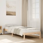 vidaXL Cadru de pat foarte lung fără saltea, 80x220 cm, lemn masiv pin vidaXL Cadru de pat foarte lung fără saltea, 80x220 cm, lemn masiv pin