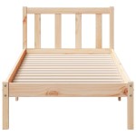 vidaXL Cadru de pat foarte lung fără saltea, 80x210 cm, lemn masiv pin vidaXL Cadru de pat foarte lung fără saltea, 80x210 cm, lemn masiv pin