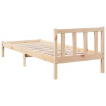 vidaXL Cadru de pat foarte lung fără saltea, 90x210 cm, lemn masiv pin vidaXL Cadru de pat foarte lung fără saltea, 90x210 cm, lemn masiv pin