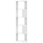 vidaXL Bibliotecă 5 niveluri alb 50x50x179cm lemn prelucrat vidaXL Bibliotecă 5 niveluri alb 50x50x179cm lemn prelucrat
