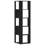 vidaXL Bibliotecă 5 niveluri negru 50x50x179cm lemn prelucrat vidaXL Bibliotecă 5 niveluri negru 50x50x179cm lemn prelucrat