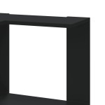 vidaXL Bibliotecă 5 niveluri negru 50x50x179cm lemn prelucrat vidaXL Bibliotecă 5 niveluri negru 50x50x179cm lemn prelucrat