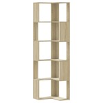 vidaXL Bibliotecă 5 niveluri stejar sonoma 50x50x179cm lemn prelucrat vidaXL Bibliotecă 5 niveluri stejar sonoma 50x50x179cm lemn prelucrat