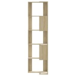 vidaXL Bibliotecă 5 niveluri stejar sonoma 50x50x179cm lemn prelucrat vidaXL Bibliotecă 5 niveluri stejar sonoma 50x50x179cm lemn prelucrat