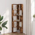vidaXL Bibliotecă 5 niveluri stejar fumuriu 50x50x179cm lemn prelucrat vidaXL Bibliotecă 5 niveluri stejar fumuriu 50x50x179cm lemn prelucrat