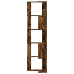 vidaXL Bibliotecă 5 niveluri stejar fumuriu 50x50x179cm lemn prelucrat vidaXL Bibliotecă 5 niveluri stejar fumuriu 50x50x179cm lemn prelucrat