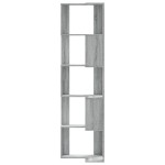 vidaXL Bibliotecă cu 5 niveluri gri sonoma 50x50x179 cm lemn prelucrat vidaXL Bibliotecă cu 5 niveluri gri sonoma 50x50x179 cm lemn prelucrat