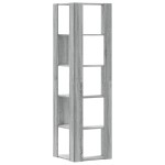 vidaXL Bibliotecă cu 5 niveluri gri sonoma 50x50x179 cm lemn prelucrat vidaXL Bibliotecă cu 5 niveluri gri sonoma 50x50x179 cm lemn prelucrat