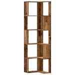 vidaXL Bibliotecă 5 niveluri lemn vechi 50x50x179cm lemn prelucrat vidaXL Bibliotecă 5 niveluri lemn vechi 50x50x179cm lemn prelucrat