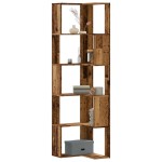 vidaXL Bibliotecă 5 niveluri lemn vechi 50x50x179cm lemn prelucrat vidaXL Bibliotecă 5 niveluri lemn vechi 50x50x179cm lemn prelucrat