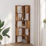 vidaXL Bibliotecă 5 niveluri lemn vechi 50x50x179cm lemn prelucrat vidaXL Bibliotecă 5 niveluri lemn vechi 50x50x179cm lemn prelucrat