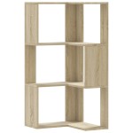 vidaXL Bibliotecă 3 niveluri stejar sonoma 50x50x102 cm lemn prelucrat vidaXL Bibliotecă 3 niveluri stejar sonoma 50x50x102 cm lemn prelucrat