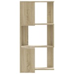 vidaXL Bibliotecă 3 niveluri stejar sonoma 50x50x102 cm lemn prelucrat vidaXL Bibliotecă 3 niveluri stejar sonoma 50x50x102 cm lemn prelucrat
