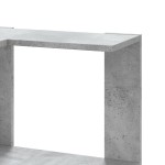 vidaXL Bibliotecă 3 niveluri gri beton 50x50x102 cm lemn prelucrat
