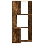 vidaXL Bibliotecă 3 niveluri stejar fumuriu 50x50x102cm lemn prelucrat vidaXL Bibliotecă 3 niveluri stejar fumuriu 50x50x102cm lemn prelucrat