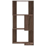 vidaXL Bibliotecă 3 niveluri stejar maro 50x50x102 cm lemn prelucrat vidaXL Bibliotecă 3 niveluri stejar maro 50x50x102 cm lemn prelucrat