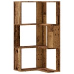 vidaXL Bibliotecă 3 niveluri lemn vechi 50x50x102 cm lemn prelucrat vidaXL Bibliotecă 3 niveluri lemn vechi 50x50x102 cm lemn prelucrat