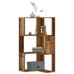 vidaXL Bibliotecă 3 niveluri lemn vechi 50x50x102 cm lemn prelucrat vidaXL Bibliotecă 3 niveluri lemn vechi 50x50x102 cm lemn prelucrat