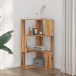 vidaXL Bibliotecă 3 nivel stejar artizanal 50x50x102 cm lemn prelucrat vidaXL Bibliotecă 3 nivel stejar artizanal 50x50x102 cm lemn prelucrat