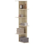 vidaXL Raft colțar perete stejar sonoma 36,5x36,5x140cm lemn prelucrat vidaXL Raft colțar perete stejar sonoma 36,5x36,5x140cm lemn prelucrat