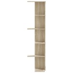 vidaXL Raft colțar perete stejar sonoma 36,5x36,5x140cm lemn prelucrat vidaXL Raft colțar perete stejar sonoma 36,5x36,5x140cm lemn prelucrat