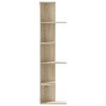 vidaXL Raft colțar perete stejar sonoma 36,5x36,5x140cm lemn prelucrat vidaXL Raft colțar perete stejar sonoma 36,5x36,5x140cm lemn prelucrat