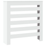 vidaXL Mască pentru calorifer, alb, 78x20x82 cm, lemn prelucrat vidaXL Mască pentru calorifer, alb, 78x20x82 cm, lemn prelucrat