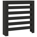 vidaXL Mască pentru calorifer, negru, 78x20x82 cm, lemn prelucrat vidaXL Mască pentru calorifer, negru, 78x20x82 cm, lemn prelucrat