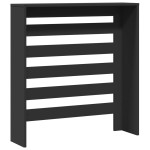 vidaXL Mască pentru calorifer, negru, 78x20x82 cm, lemn prelucrat vidaXL Mască pentru calorifer, negru, 78x20x82 cm, lemn prelucrat