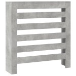 vidaXL Mască pentru calorifer, gri beton, 78x20x82 cm, lemn prelucrat vidaXL Mască pentru calorifer, gri beton, 78x20x82 cm, lemn prelucrat