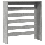 vidaXL Mască pentru calorifer, gri beton, 78x20x82 cm, lemn prelucrat vidaXL Mască pentru calorifer, gri beton, 78x20x82 cm, lemn prelucrat