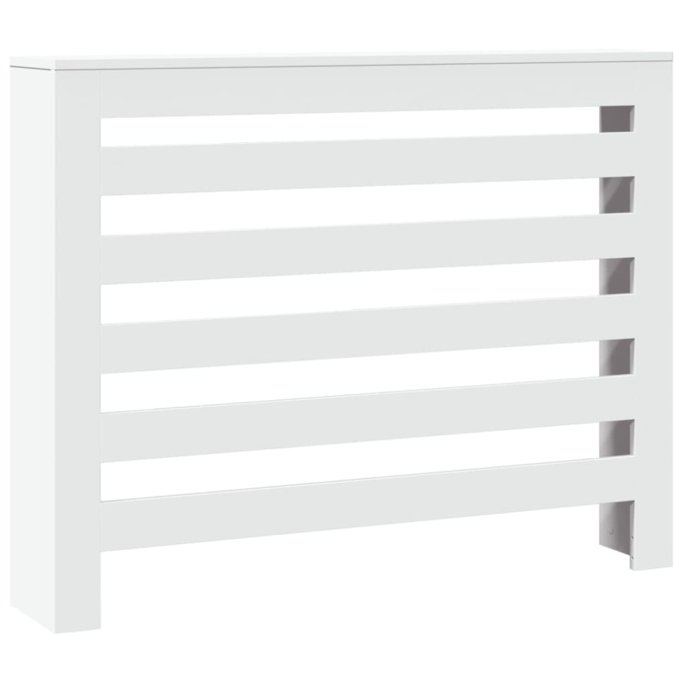 vidaXL Mască pentru calorifer, alb, 104x20x82 cm, lemn prelucrat