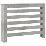 vidaXL Mască pentru calorifer, gri beton, 104x20x82 cm, lemn prelucrat vidaXL Mască pentru calorifer, gri beton, 104x20x82 cm, lemn prelucrat