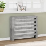 vidaXL Mască pentru calorifer, gri beton, 104x20x82 cm, lemn prelucrat vidaXL Mască pentru calorifer, gri beton, 104x20x82 cm, lemn prelucrat