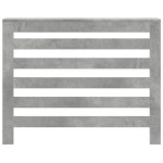 vidaXL Mască pentru calorifer, gri beton, 104x20x82 cm, lemn prelucrat vidaXL Mască pentru calorifer, gri beton, 104x20x82 cm, lemn prelucrat