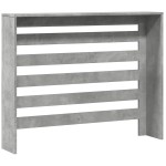 vidaXL Mască pentru calorifer, gri beton, 104x20x82 cm, lemn prelucrat vidaXL Mască pentru calorifer, gri beton, 104x20x82 cm, lemn prelucrat