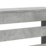 vidaXL Mască pentru calorifer, gri beton, 104x20x82 cm, lemn prelucrat vidaXL Mască pentru calorifer, gri beton, 104x20x82 cm, lemn prelucrat