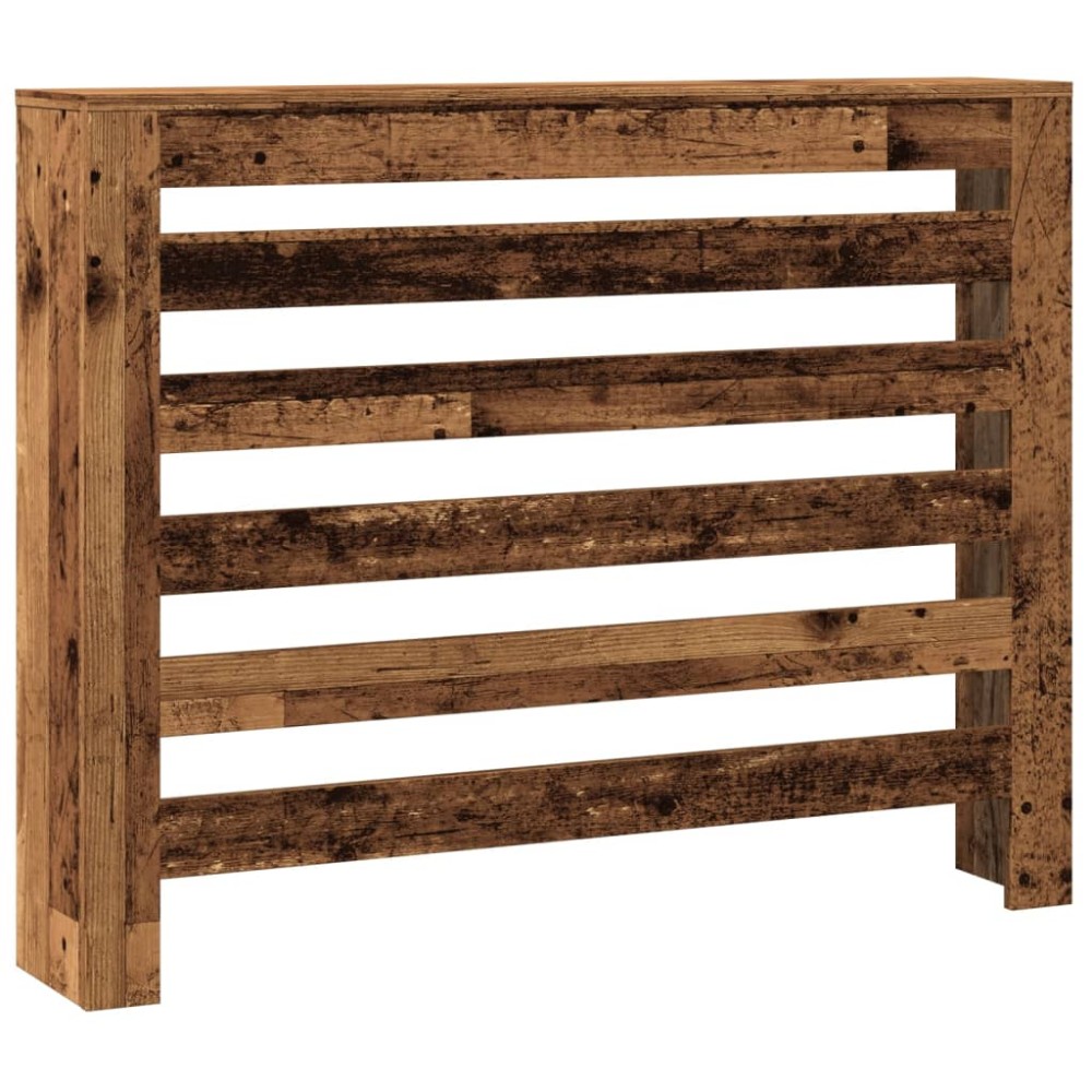 vidaXL Mască pentru calorifer, lemn vechi, 104x20x82cm, lemn prelucrat