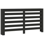 vidaXL Mască pentru calorifer, negru, 149x20x82 cm, lemn prelucrat vidaXL Mască pentru calorifer, negru, 149x20x82 cm, lemn prelucrat