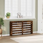vidaXL Mască pentru calorifer stejar fumuriu 149x20x82cm lemn vidaXL Mască pentru calorifer stejar fumuriu 149x20x82cm lemn