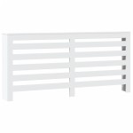 vidaXL Mască pentru calorifer, alb, 175x20x82 cm, lemn prelucrat vidaXL Mască pentru calorifer, alb, 175x20x82 cm, lemn prelucrat